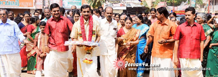 BinuRaj Baina Wedding Thiruvananthapuram Kerala